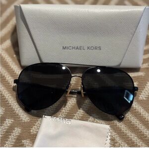 Michael Kors Dark Aviator Sunglasses